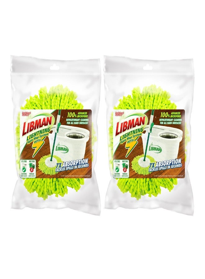 Libman Commercial Libman Lightning Spin Mop Refills - Case of 2 - Image 1